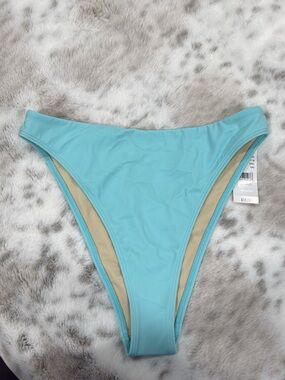 PacSun Light Blue High-Cut Bikini Bottom